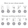 Ultrasonic Skin Deep Cleaning Brush Face Cleansing Brush Massager Waterproof Silicone Massage Usb Rechargeable. 