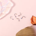 , 20G, 3 S, 18G, I L eloridovel, Conoxidá aço i eyelid de piercing set, wearing opal nose studs AOEDEJ Allbo fixed pin stud earrings, 5 pcs. 
