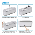Ultrasonic Jewelry Cleaner Low Noise Ultrasonic Machine Cleaner for Jewelry, Ring, Earrings. 