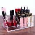 Transparent Acrylic Makeup Organizer Stand and Brush Holder Lipstick Organizer Tray Cosmetic Box Makeup Holder Organizer Stand Box With mirror, Cosmetic Storage Box Drawer. 