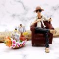 One Piece Monkey D Luffy Boat THOUSAND SUNNY Car Decoration Garage Kit Anime Model Cake Decor Staw Hat Crew Boat Gift. 