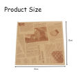 Resistant Checkered Basket Liners Newspaper Print Non-Stick Wax Paper Sheets for Separate Burgers Cookies 200pcs Sandwich Wrap Parchment Paper Food Wrapping Grease. 