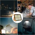 Rechargeable Work Light,Masmejor Portable Led Work Solar Light 100W 12000mAh 336Led IP53 with Job Site Battery LED Flood Light for Power Failure Emergency Worklight Car Repair Camping Fishing. 