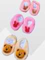 Pack of 5 - Baby 2 in 1 Socks Shoes / kids Toddlers Booties 0 - 12 month - Multicolour. 