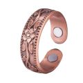 Jiayi AliExpress cross-border light luxury fashion red copper plum blossom four magnet magnetic therapy ring couple ring spot. 