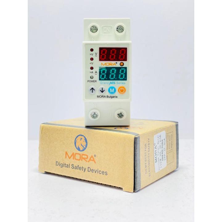 MORA 80A ADJUSTABLE VOLTAGE OVER AND UNDER PROTECTOR RELAY BREAKER WITH OVER CURRENT PROTECTION