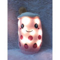 25-35CM Mini Led Boba BROWN SUGAR SUPER Jumbo Doll Boba Stuffed Pillows Jumbo Boba Doll/Plush Doll on Beautiful Blinking SNI. 