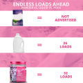 WBM Laundry Detergent Pods 5 In 1 Technology - Rose, 32 Total Loads - Laundry Pods. 