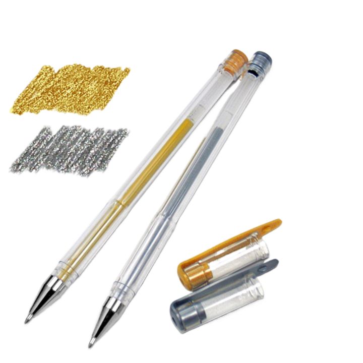 PIANO Gold and Silver Metallic Gel Pens –Pack of 2 Gel Pen