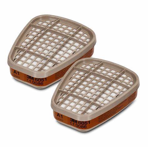 Original%203M%E2%84%A2%20Organic%20Vapour%20Cartridge%20Filter%206051,%20A1,%201%20Pair/Pack%20(Sold%20as%20a%20pair)%20-%20Image%204