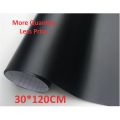30cmx120cm Matte Black Vinyl Car Wrap Sheet Car stickers and Decals Motorcycle Car Styling Accessories Automobiles, Laptop Stickers, Mobile Stickers.. 