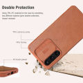 Nillkin Flip Camera Protective Leather Case for Samsung Galaxy A55 5G Phone Cases Luxury wallet Business Style with Card Slot Phone Bags Back Cover. 