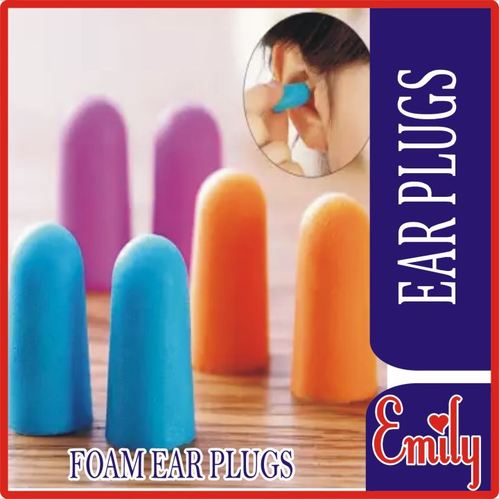 2 Pieces (1 PAIR) Foam Ear Plugs for Travel Sleep Noise Prevention Earplugs Noise Reduction 2 Pieces (1 PAIR) Foam Ear Plugs for Travel Sleep Noise Prevention Earplugs Noise Reduction imported quality Foam Plugs for Travel Sleep study Noise Prevention