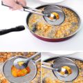 Kitchen Tool - 2 in 1 Food Tong Kitchen Knife Filter Stainless Steel Strainer Spoon Frying Oil Kitchen Strainer Clip Accessories. 
