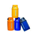 Composite Gas LPG Global Cylinder with Regulator 10 Kg Gas Capacity / Multi Colour/ New Technology/ Fibre Body - Free Bag Included. 