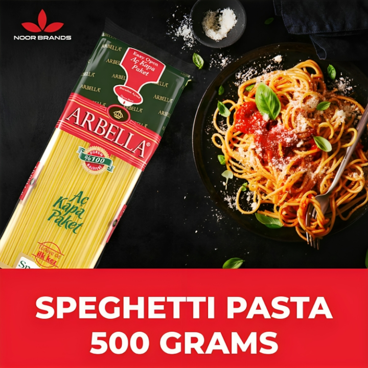Arbella Spaghetti Pasta - Premium Quality & Nutritious (100%) Durum Wheat 500g