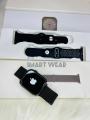 Apple Logo Smart Watch - Series 9 Smart Watch - With Magnetic Chain-3 Straps - Premium Quality Apple Logo Smart Watch With Big Display - Same Like Original Box. 