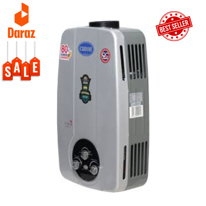 Canon Instant GAS Water Heater CA-16-DD PLUS - 8 ltr - Flame out Protection,