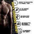 Ab Muscle Toner - Extra 20 Pcs Gel Pads, Abs Belt, Abdominal Toning Electronic Workout Portable Machine. 