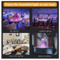Crystal Diamond Lamp 16 Colors Changing with Remote Control USB Rechargeable Rose Light | Fancy Table Lamps for Home Decoration Gifts | For Drawing Room Corner / Floor & Bedroom Lampshade. 