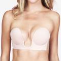 U Plunge Backless Strapless Bra. 