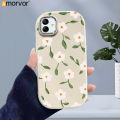 AMORVOR for Samsung A04 Mobile Cover Vintage Style Flowers Pattern Luxury Plating Back Cover Metal Lens Soft Silicone Phone Case. 