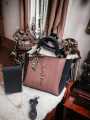 Womens Short Handle 'YSL' Handbag With Flip Handy Clutch Bag 2Pcs. 