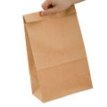 50 PCS Brown Kraft Paper Bags Paper School Lunch Bags for Bakery Cookies Treats Snacks Sandwiches Biscuit Wrapping Grocery Bags. 