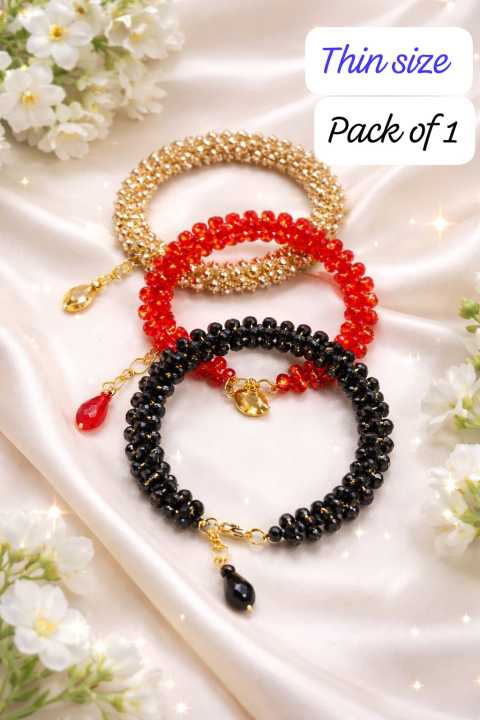 Trending%20Bracelet%20Design/Gajra%20Bracelet%20For%20Girls%20Crystal%20Beads%20Gajra%20Bracelet%20pack%20of%20one%20-%20Image%203