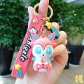 POKEMON keychain Eevee Vaporeon Jolteon Flareon Glaceon Umbreon Espeon Anime Pendant Bag Children Christmas birthday toys Gifts. 