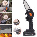 Rechargeable Handheld Mini Battery Powered Chainsaw Mini Electric Chainsaw Cordless Pruning Saw Rechargeable 21V Saw Chainsaw for Garden Tree Wood Logging Power Cutting Machine. 
