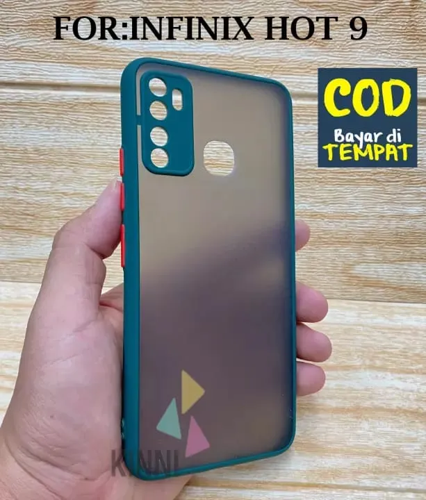 Infinix%20Hot%209%20Matt%20Case%20Color%20Button%20And%20Camera%20Protection%20Back%20Cover%20-%20Image%203