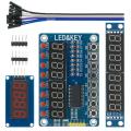 TM1637 4 Bits/TM1638/MAX7219 8 bit Digital LED Display Module 7 Segment 0.36Inch Clock RED Anode Tube Four Serial Driver. 