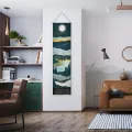 Nordic Bohemian Sun Moon Tapestry Cotton Hanging Cloth Bedroom Background Cloth Living Room Wall Cover Wall Paintings Tapestries. 