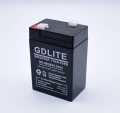 GDLITING GD-645 6V 4.0AH Rechargeable Sealed Lead /Acid Battery. 