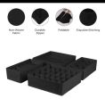 Drawer Organizer Set of 4 Sturdy white Drawer Organizer to sort Your bedroom, Wardrobe and Drawer - Tidy Up Your Space with our Collapsible Clothes Organizer for Shirts, Ties, Socks, Bras, Underwear. 