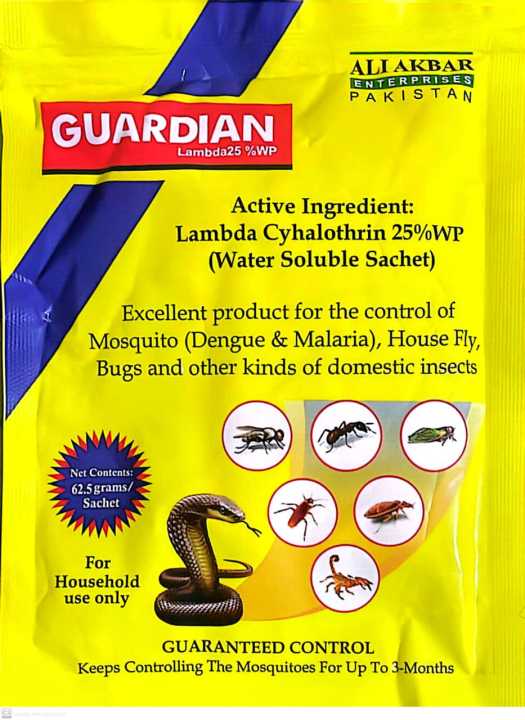 Guardian lambda 25% control mosquito housefly bugs and all Pest original By Ali Akbar Group