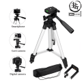 3110 Tripod Foldable Stand With Mobile Holder For DSLR Camera OR Mobile Phone.. 