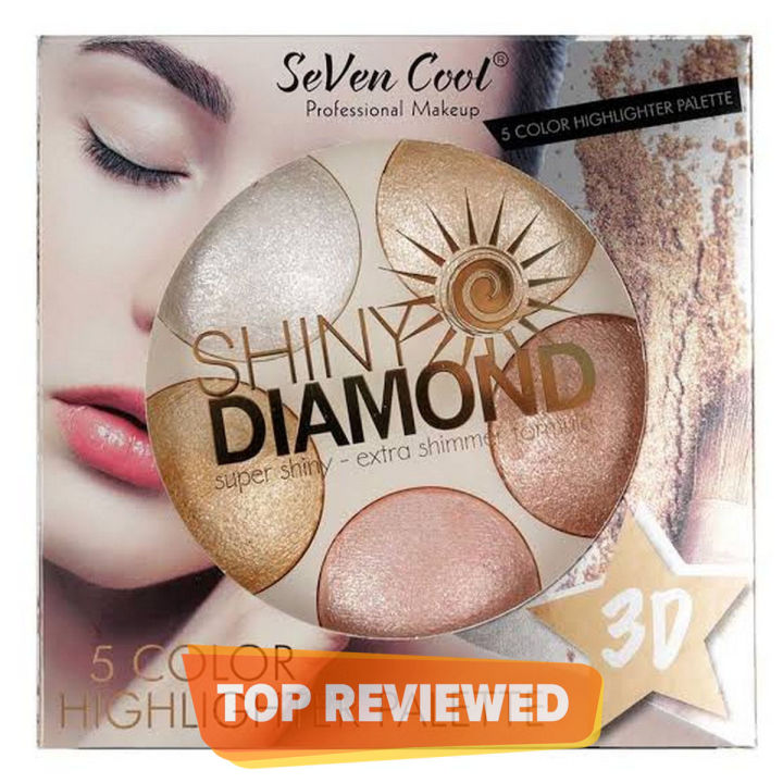 Professional Shiny Makeup Blusher Highlighter Palette Make up Kit