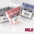 【ready stock Japanese MUJI Gel Pen 0.38/0.5mm Black Ink Pen Office Supplier. 