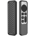 Silicone Remote Protective Case for Apple-TV 4K Remote 2021 Anti-Slip Shockproof Soft Case Remote Control Case,Black. 