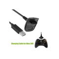USB Battery Charger Cable Cord for XBOX 360 Gamepad Handheld Controller - 1.75 Mtrs. 