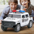 Childrenworld 1/36 Police-Car Vehicle Pull Back Truck Model Kids Toy Christmas Gift. 