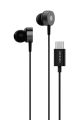 Ronin R-27 Magical Sound Metal Handsfree Black 3.5mm jack And Type -C jack. 