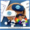 Cartoon Astronaut Earphone Case Silicone Protective Cover Shell For Huawei Freebuds 3I Wireless Bluetooth Earphones Accessories. 