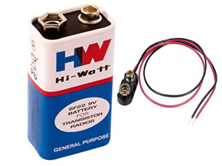 9V Battery Clip & 9v Battery| Shopikbuzz