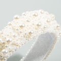Gypsophila Woman Pearl Hair Band Headband Pearl Padded Sponge Full Vintage Baroque. 