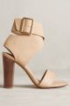Women's Faux Suede Wooden Block Heel Sandals Cross Strap Design 3-Inch Heels  Ideal for Bridal Parties and Every Occasion. 