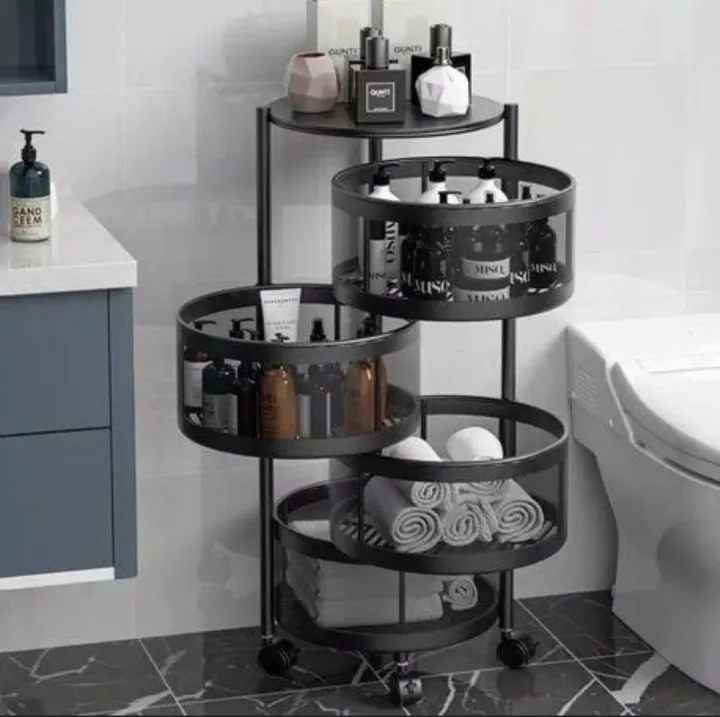 Kitchen%20Round%20shape%20Storage%20Rack%20Vegetable%20Rack%203/4/5%20Layer's%20360%20Degree%20Movable%20Cylindrical%20Kitchen%20Storage%20Rack,%20Closet%20Storage%20Rack,%20Condiment%20Jars,%20Vegetable%20and%20Fruit%20Kitchen%20Storage%20Trolley%20for%20Home/Office%20-%20Image%207