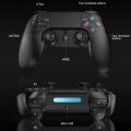 Gamóry Wireless Controller for PS4, Controller for PS4/Pro/Slim/ PC, Wireless Controller, Wireless Bluetooth Gamepad Joystick Controller with Dual Vibration/Turbo/ Audio Port/ LED Display. 